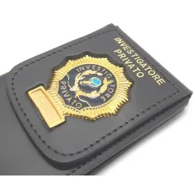 VEGA HOLSTER 1WD76 PORTAFOGLIO CON PLACCA PER INVESTIGATORE PRIVATO
