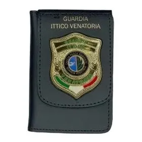 VEGA HOLSTER 1WD138 PORTAFOGLIO CON PLACCA GUARDIA ITTICO VENATORIA