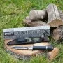 WOODLAND SURVIVAL KNIFE WITH COMPASS FOSCO 455415