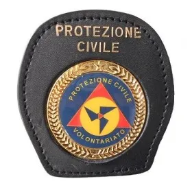 VEGA HOLSTER 1WA35 PORTA PLACCA DA CINTURA PROTEZIONE CIVILE