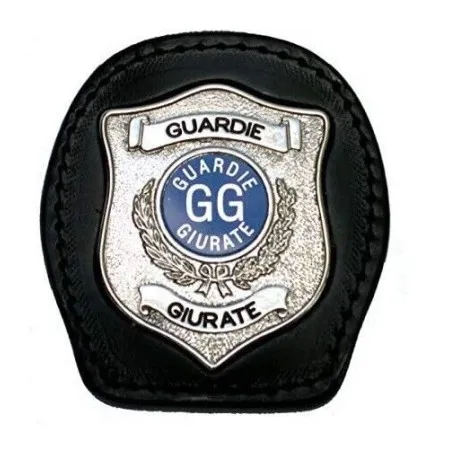 vega-holster-1wa152-porta-placa-cintura-guardie-giurate.jpg → Porta placca VEGA HOLSTER 1WA152 in cuoio per Guardie Giurate