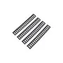 RUBBER RAIL COVER TYPE B 4 PIECES BLACK JS-S17RC