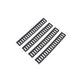 RUBBER RAIL COVER TYPE B 4 PIECES BLACK JS-S17RC