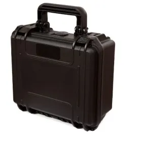 CUSTODIA VALIGIA WATERPROOF NERA CON SPUGNA CUBETTI  MISURE INTERNE mm. 235x180x105 MEGALINE TS235105S