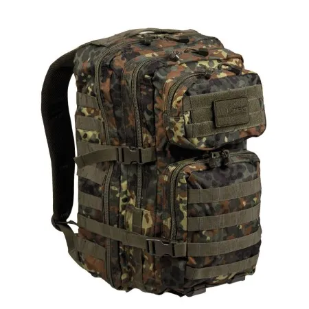 ZAINO TATTICO MILITARE 20LT FLECKTARN BACKPACK US ASSAULT MIL-TEC 14002021