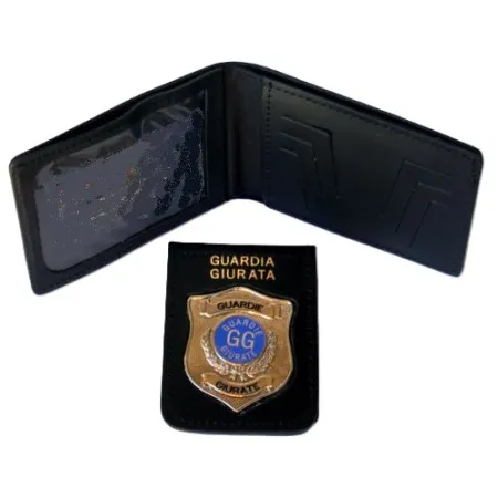 VEGA HOLSTER 1WE152 PORTAFOGLI PORTA PLACCA ESTRAIBILE SICUREZZA GUARDIA GIURATA GPG