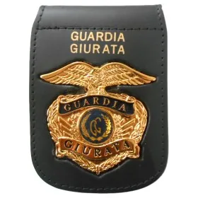 VEGA HOLSTER 1WH73 LEATHER FLAP HOLDER FOR WALLET WITH METAL PLATE SECURITY GUARD