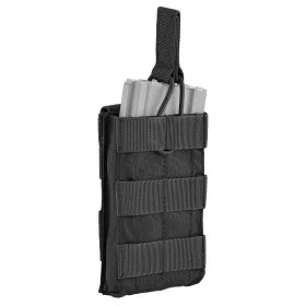 DEFCON 5 PORTA CARICATORE SINGOLO AD ESTRAZIONE RAPIDA M4 CAL. 5,56 NERO  D5-M4S B