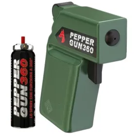 PEPPERGUN 360 PROTEZIONE SICUREZZA AUTODIFESA 20ML DEFENCE SYSTEM 99905