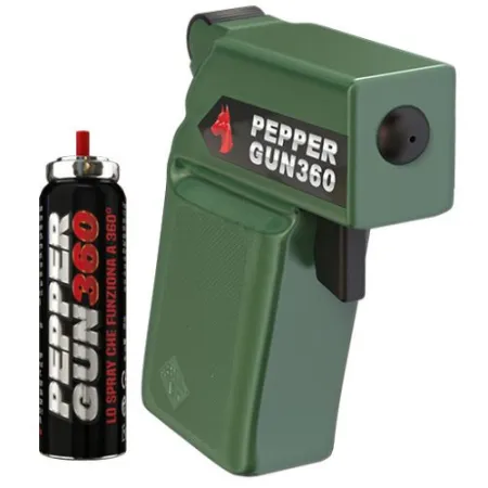 PEPPERGUN 360 PROTEZIONE SICUREZZA AUTODIFESA 20ML DEFENCE SYSTEM 99905