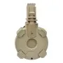 CARICATORE ELETTRICO SOFTAIR DRUM 1200 PALLINI PER SERIE G36 TAN A&K B90-2C TN