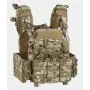 STORM PLATE CARRIER WITH QUICK RELEASE SYSTEM + TRIPLE MAG. POUCH VEGETATO GREEN COYOTE DEFCON 5 D5-BAV23