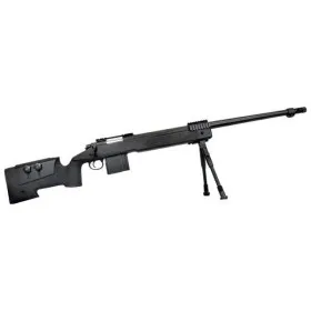 WELL FUCILE SOFTAIR M40A5 SNIPER BOLT ACTION CON BIPIEDE NERO MB4416B