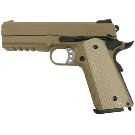 WE GAS DESERT WARRIOR 4.3 BLOW BACK  FULL METAL TAN 4124 10144931000