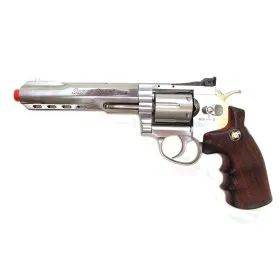 WIN GUN REVOLVER SOFTAIR FULL METAL A CO2 6 POLLICI ARGENTO C 702S