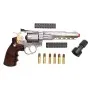 WIN GUN FULL METAL CO2 REVOLVER 6" SILVER C 702S