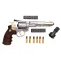 WIN GUN FULL METAL CO2 REVOLVER 6" SILVER C 702S