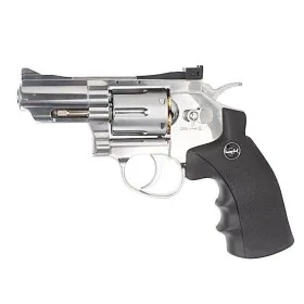 WIN GUN REVOLVER SOFTAIR FULL METAL A CO2 2,5 POLLICI  ARGENTO C 708S