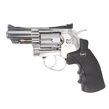WIN GUN FULL METAL CO2 REVOLVER 2.5" SILVER C 708S