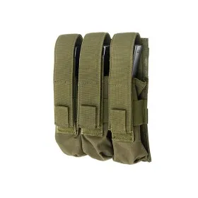 TASCA PORTA CARICATORI TRIPLO MAGAZINE POUCH 1000DEN MP5 OLIVE 8FIELDS M51613199-OD
