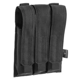 TASCA PORTA CARICATORI TRIPLO MAGAZINE MOLLE POUCH MP5 BLACK INVADER GEAR 17118 10452006000