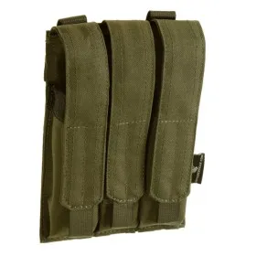 TASCA PORTA CARICATORI TRIPLO MAGAZINE MOLLE POUCH MP5 GREEN INVADER GEAR 17117 10452022000