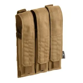 TASCA PORTA CARICATORI TRIPLO MAGAZINE MOLLE POUCH MP5 COYOTE INVADER GEAR 16624 10452030100