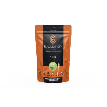 EVOLUTION 0.25 HIGH PERFORMANCE BIO PALLINI SOFTAIR BUSTA 1KG BBEA25BIO-BOX