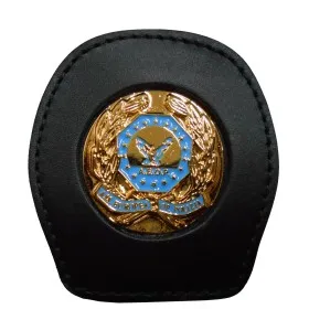 VEGA HOLSTER 1WA122 PORTA PLACCA DA CINTURA A.E.O.P. ASSOCIAZIONE EUROPEA OPERATORI POLIZIA