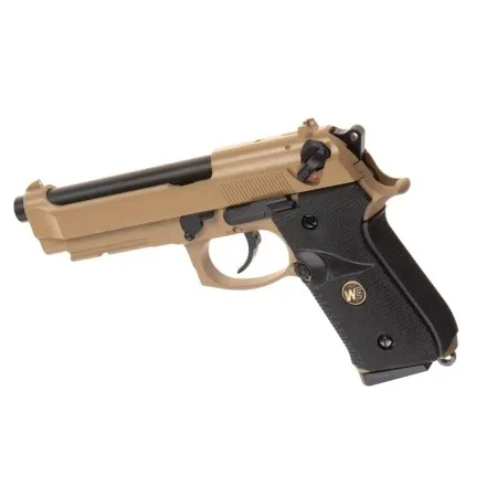 PISTOLA SOFTAIR A CO2 M9 M9A1 TAN FULL METAL BLOW BACK 16748