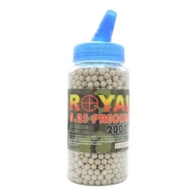 CONFEZIONE PALLINI SOFTAIR 0,25G BIBERON 2000 PZ BIANCHI ROYAL  BB2000 0.25