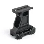 WADSN T1/T2 RED DOT MOUNT WITH 2.91" RISER BLACK WS2023-B