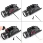WADSN TACTICAL PISTOL 700 LM METAL LED FLASHLIGHT BLACK WD4102-B