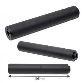 SILENZIATORE FUCILE SOFTAIR 195MM X 30MM NO LOGO CYMA HY-140