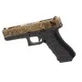 PISTOLA SOFTAIR GAS G18C FLORAL PATTERN  METAL FULL AUTO BRONZE WE 22295