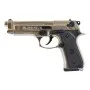 BRUNI TOP FIRING BLANK PISTOL 92 CALIBER 9MM NIKEL BR-1305N