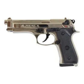 BRUNI PISTOLA A SALVE SCACCIACANI 92 CALIBRO 9MM NIKEL BR-1305N