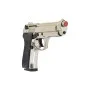 BRUNI TOP FIRING BLANK PISTOL 92 CALIBER 9MM NIKEL BR-1305N
