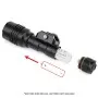 TORCIA TATTICA LED ALTA POTENZA 500 LUMEN NERO CONTROLLO REMOTO WADSN WD4101-B