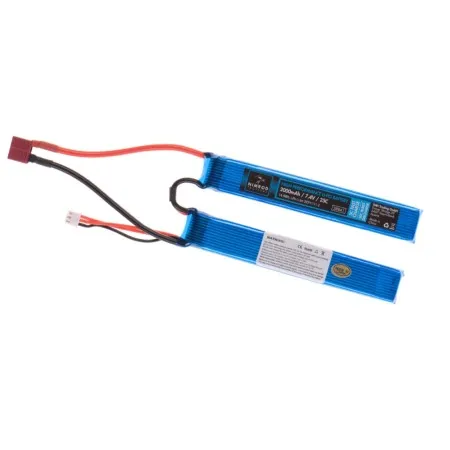 AIRSOFT LIPO BATTERY CRANE M4 CONNECTOR DEANS 2000 MAH 7.4V 25C NIMROD 28841