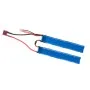 AIRSOFT LIPO BATTERY CRANE M4 CONNECTOR DEANS 1300 MAH 7.4V 25C NIMROD 28839