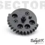 BALYSTIK STEEL CNC GEARSET EXTREME HI SPEED 12:1 BA-AEG-SG12