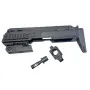 KIT CONVERSIONE CARABINA PER PISTOLA SOFTAIR GAS AAP01 NERO CTM TACTICAL AP7 CTM-KIT-0180