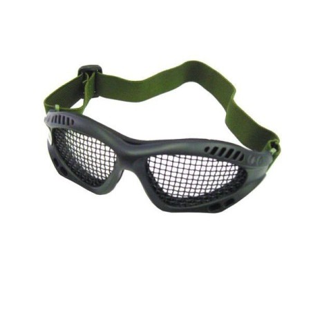 TACTICAL GOGGLES WITH STEEL MESH BLACK 6059B