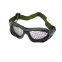 TACTICAL GOGGLES WITH STEEL MESH BLACK 6059B