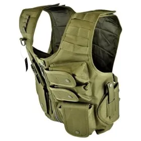 GILET TATTICO SOFTAIR VERDE TACTICAL VEST VT-1043V