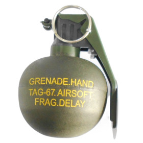 TAGINN TAG-67 HAND GRENADE AIRSOFT PYROTECHNICS TACTICAL GAME INNOVATION TAGINN TAG-67 HAND GRENADE AIRSOFT PYROTECHNICS TACTICAL GAME INNOVATION