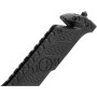 MILTEC FOLDING KNIFE BLACK STAR BLADE 9 CM WITH BELT CUTTER GLASS BREAKER 15319600