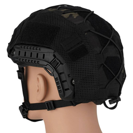 TELINO COPRIELMETTO SOFTAIR PER ELMETTI FAST NERO CYGNUS ARMORY CYG-COVER1-BK