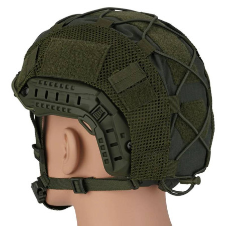TELINO COPRIELMETTO SOFTAIR PER ELMETTI FAST VERDE OD CYGNUS ARMORY CYG-COVER1-OD